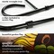G128 Combo Pack: Garden Flag Stand Black 36 in x 16 in & Garden Flag Spring Decoration Welcome Gnome Sunflower Car 12"x18" Double-Sided Burlap Fabric